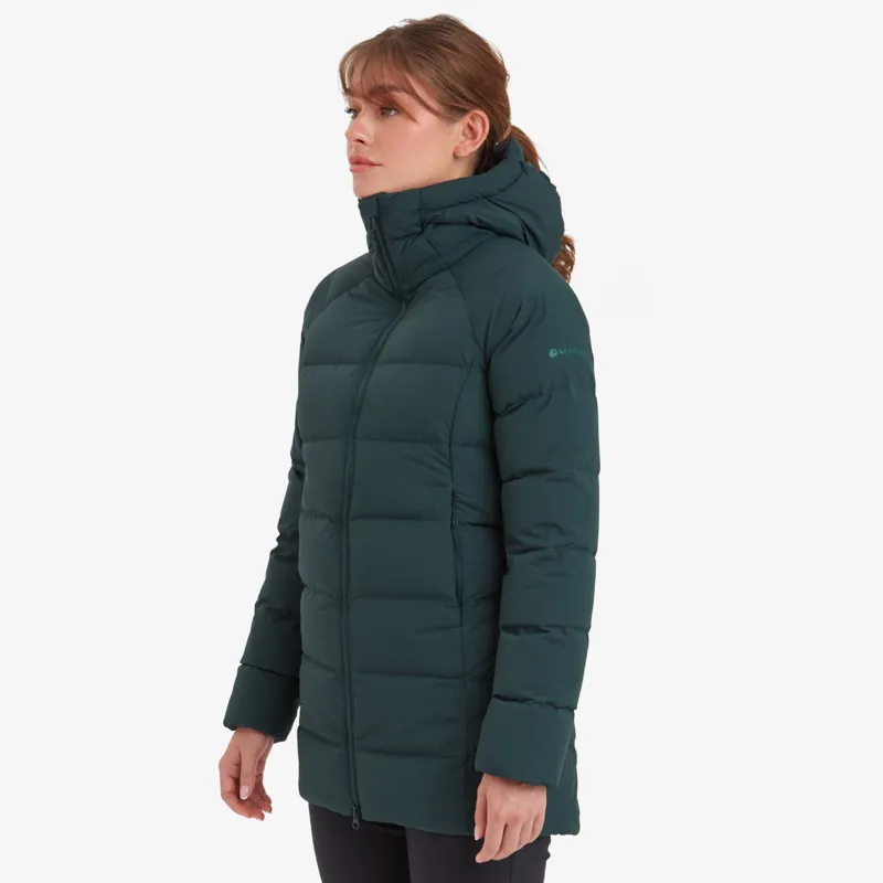 Montane Women's Tundra Hooded Down Jacket - Deep Forest-3